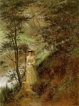 Frederick McCubbin, The Letter, 1884