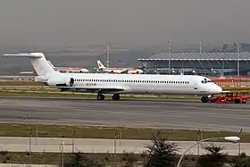 EC-LTV, le MD-83 de la compagnie Swiftair impliqué dans l'accident (ici à l'Aéroport de Madrid-Barajas en Janvier 2013).