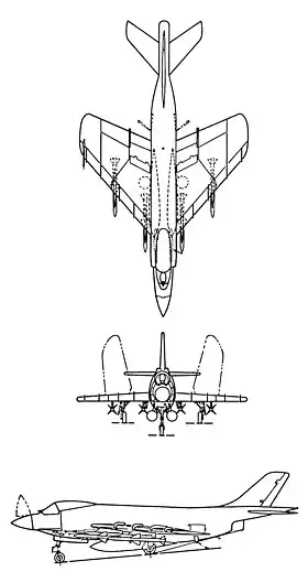 vue en plan de l’avion