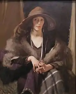 Portrait of Miss Collins, par W. B. McInnes (1924)