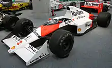 Bruno Giacomelli estime que sa Life L190 rendait plus de 100 km/h à cette McLaren MP4/5