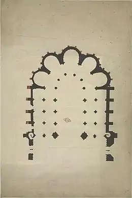 Meaux, cathédrale Saint-Étienne de Meaux (1850)