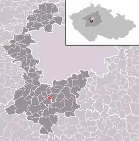 Localisation de Měchenice