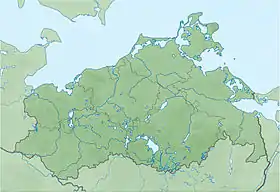 Voir sur la carte topographique du Mecklembourg-Poméranie-Occidentale