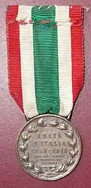 Médaille commémorative de l'Unité italienne