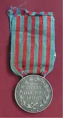 Médaille commémorative de la guerre italo-turque 1911-1912