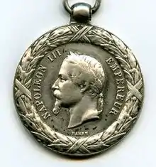 La médaille.