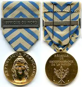 Médaille de reconnaissance de la Nation