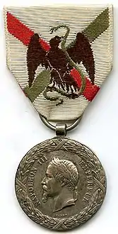 Médaille de Expédition du Mexique (1861 - 1867).