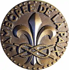 Médaille du Jamboree, par Gilbert Poillerat