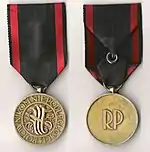 Ruban de la médaille