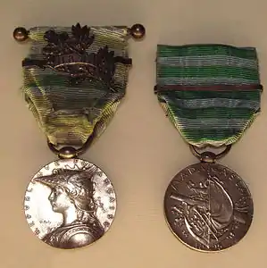Médaille de la seconde expédition à Madagascar.