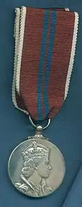 Médaille du couronnement d'Élisabeth II