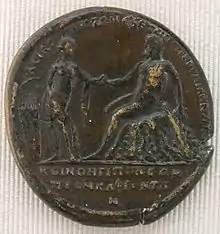 Médaillon de bronze daté du règne d'Antonin le Pieux