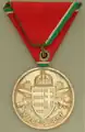 Médaille d'or pour officiers, revers