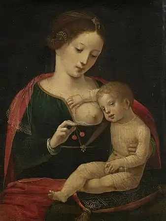 10 : Vierge à l'Enfant Jésus, Rijksmuseum, Amsterdam, inv. SK-A-3130.