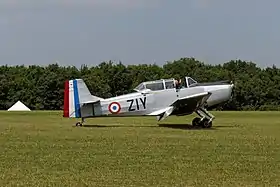 Vue de l'avion.