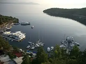 Port de Spartochori sur l'île de Méganissi.