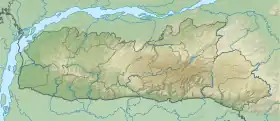 Voir sur la carte topographique du Meghalaya