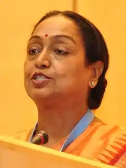 Meira Kumar, candidate de l'opposition.