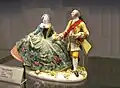 12. Couple de danseurs du XVIIIe siècle- Porcelaine de Meissen