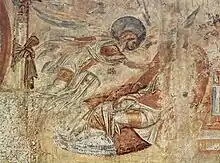 Fresque de l'église de Castelseprio (seconde moitié du Xe siècle)