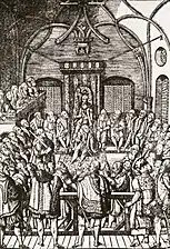 Session à la cour, 1564