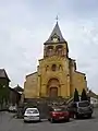 L'église avec son escalier.