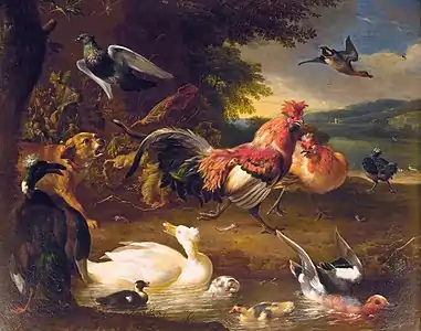 Poules et Canards, 1660-1690Mauritshuis.