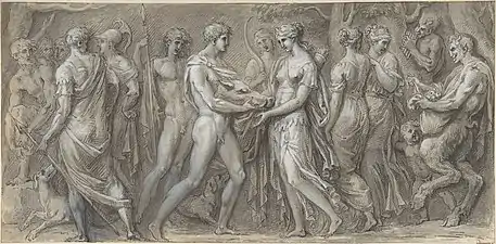 Méléagre présente à Atalante la tête du sanglier calydonien, New York, Metropolitan Museum of Art.