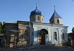 Vue de l'église Saint-Alexandre-Nevski, classée,