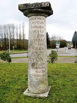 Borne-colonne de Marloux.