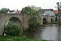 Le vieux pont sur la Fulda dénommé pont des « Bartenwetzer » à l’entrée est de la vieille ville.