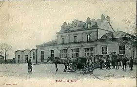 La gare vers 1900.