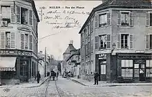 Rails du tramway de Verneuil, rue des Marais