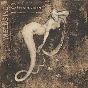 Mélusine (1900), gypsographie sur papier Japon, 20 × 13 cm, Paris, BnF.