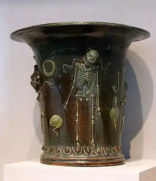 Coupe à boire, Memento MoriIer s. av. J.-C.-Ier s. apr. J.-C.,Berlin, Altes Museum