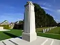 Mémorial du cimetière militaire de Meerut.