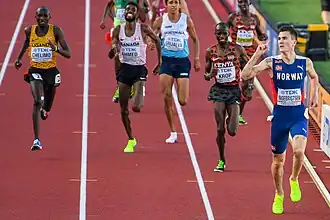 Description de l'image Men's 5000m final at Oregon 2022.jpg.