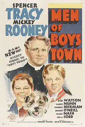 Description de l'image Men of Boys Town poster.JPG.