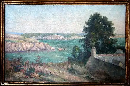 Victor Pierre Ménard : Le port de Brigneau.