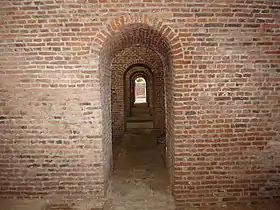 L'intérieur de la casemate.