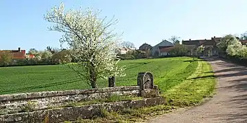 Ancien abreuvoir au pied du village sur la route de Recey-sur-Ource.