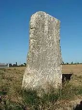 Menhir de la Roche Carrée.