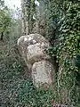 Menhir de Quélarn, vue d'un côté