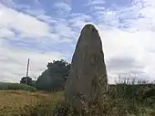 Le menhir de Camblot.