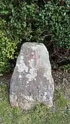 Menhir de l'église.