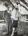 Kathryn Carver et son mari Adolphe Menjou, en décembre 1927.