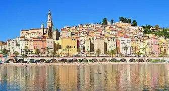 Ville de Menton,Côte d'Azur