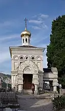 La chapelle orthodoxe du cimetière.